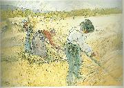 Carl Larsson ragskarningen painting